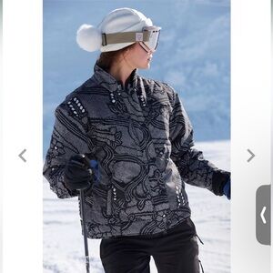 FP Movement Women's Bunny Slope Printed Puffer Jacket Size XS NWT OVERSIZED